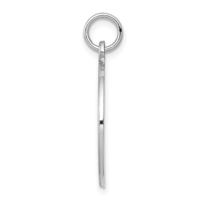 Sterling Silver Rhodium-plated Medical Jewelry Pendant