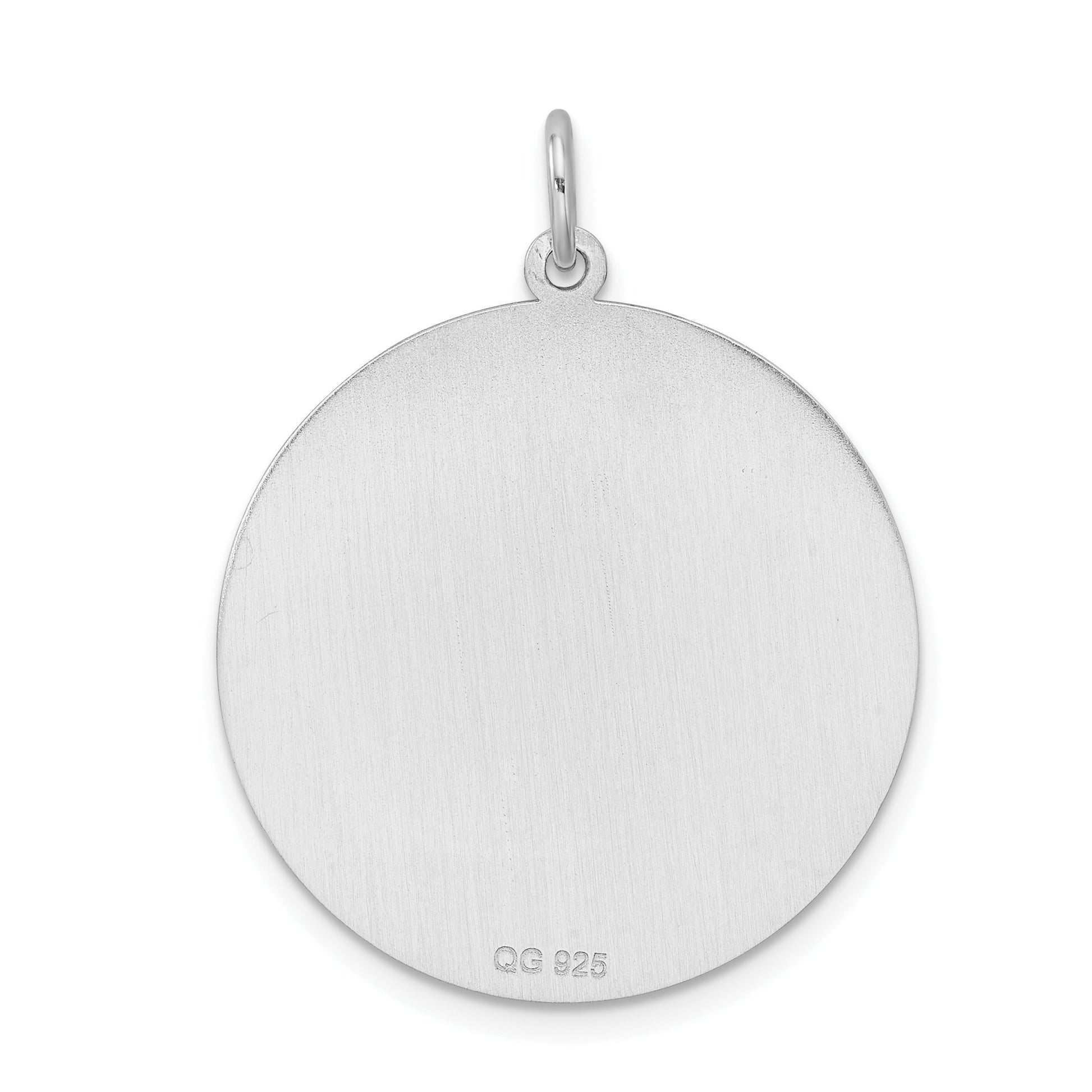 Sterling Silver Rhodium-plated Medical Jewelry Pendant