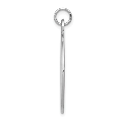 Sterling Silver Rhodium-plated Medical Jewelry Pendant