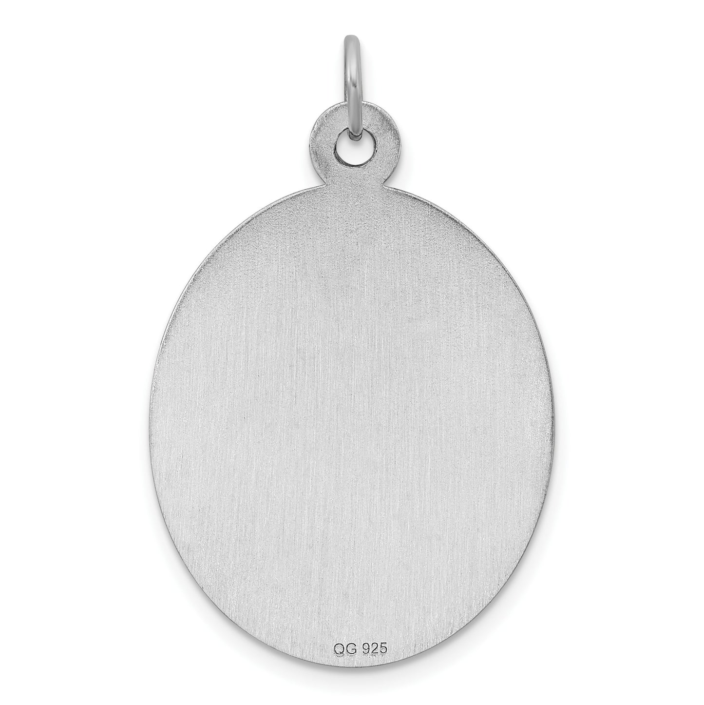 Sterling Silver Rhodium-plated Medical Jewelry Pendant