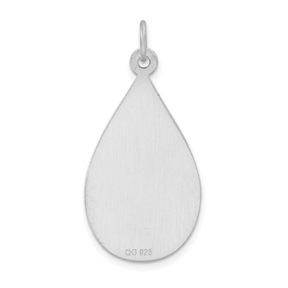Sterling Silver Rhodium-plated Medical Jewelry Pendant