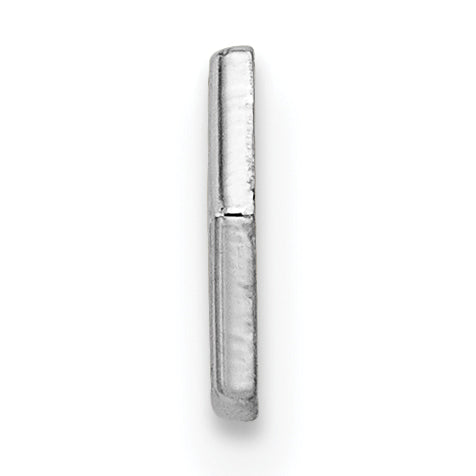Sterling Silver Rhodium Non-enameled Attachable Emblem Medical Charm