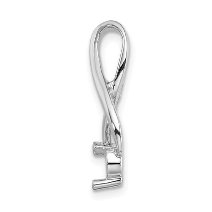 14k White Gold Holds 4.5mm Stone Fancy Slide Mounting Fits up to 2mm Regular/6mm Fancy or Reversible Omega