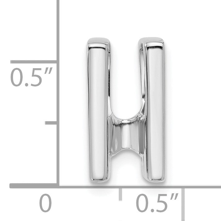 14k White Gold Holds 4.1mm Stone Slide Mounting Fits up to 4mm Regular/6mm Fancy or Reversible Omega