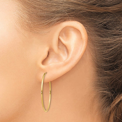 14k 1.25mm Endless Hoop Earring