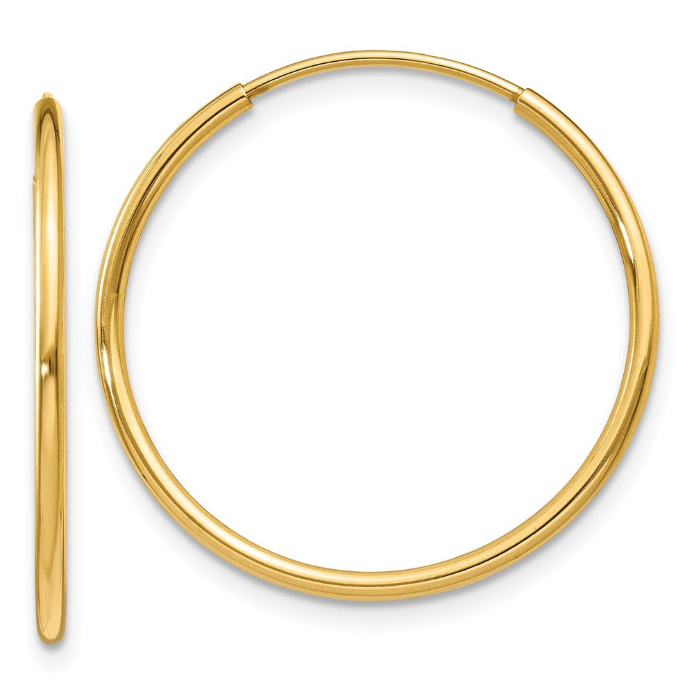 14k 1.25mm Endless Hoop Earring