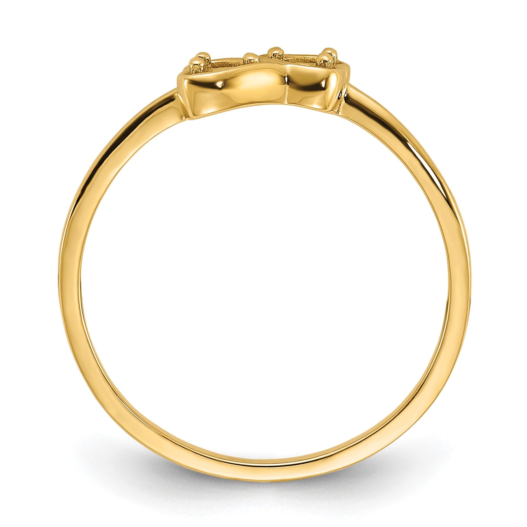 14k .05ct. Diamond Heart Ring Mounting