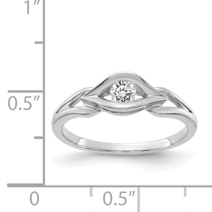 14k White Gold Diamond Ring Mounting
