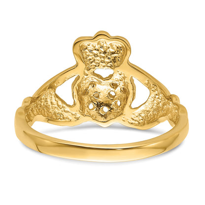 14k Claddagh Ring Mounting