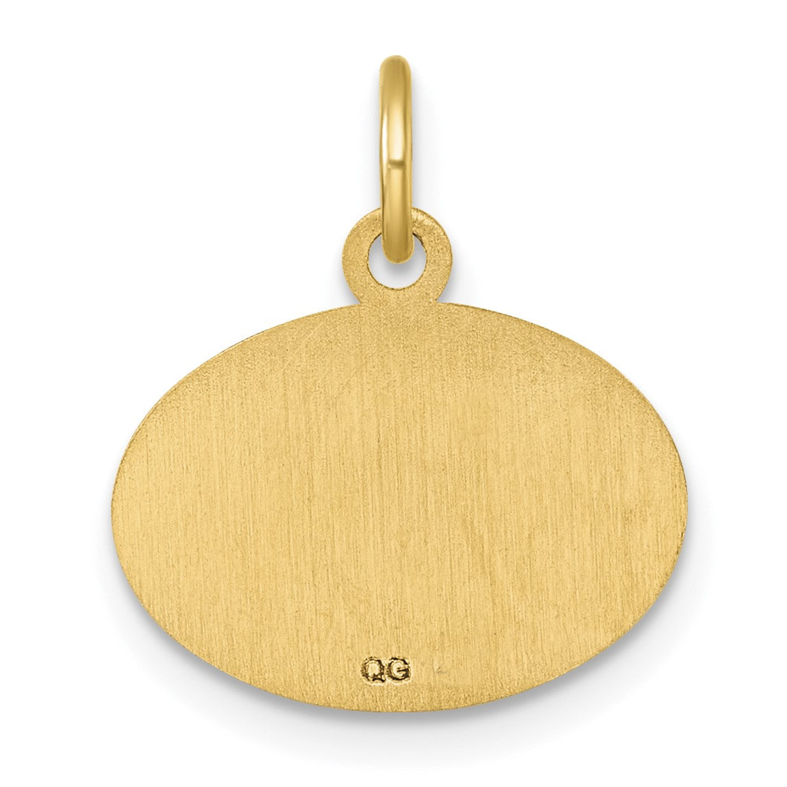 14k Polished Oval CLASS OF 2025 Charm
