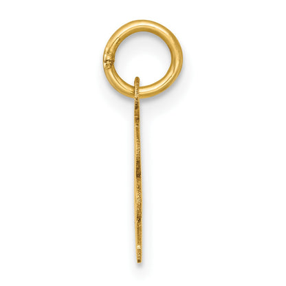 14k Polished CLASS OF 2025 Charm