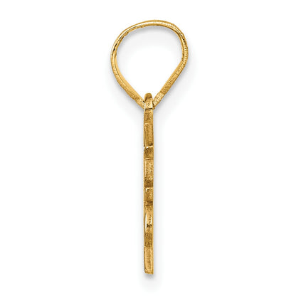 14K Graduation Cap 25 with Tassel Charm