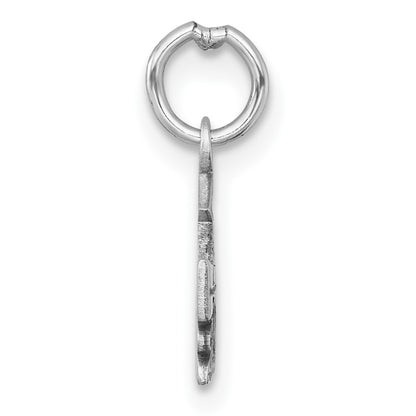 14K White Gold 2026 Graduation Cap and Diploma Charm