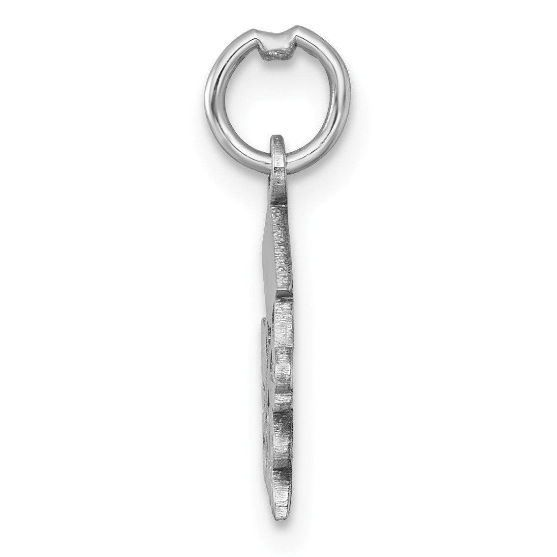 14K White Gold Graduation Cap and Diploma 2025 Charm