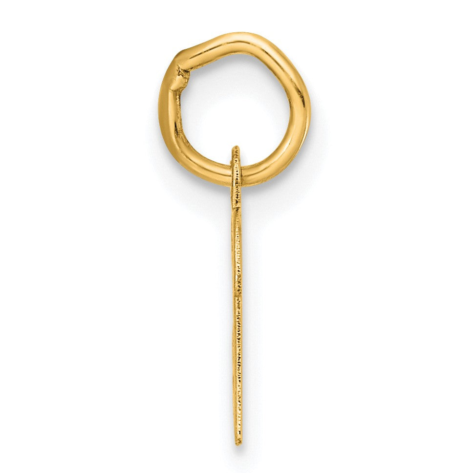 14K Small Script Letter B Initial Charm