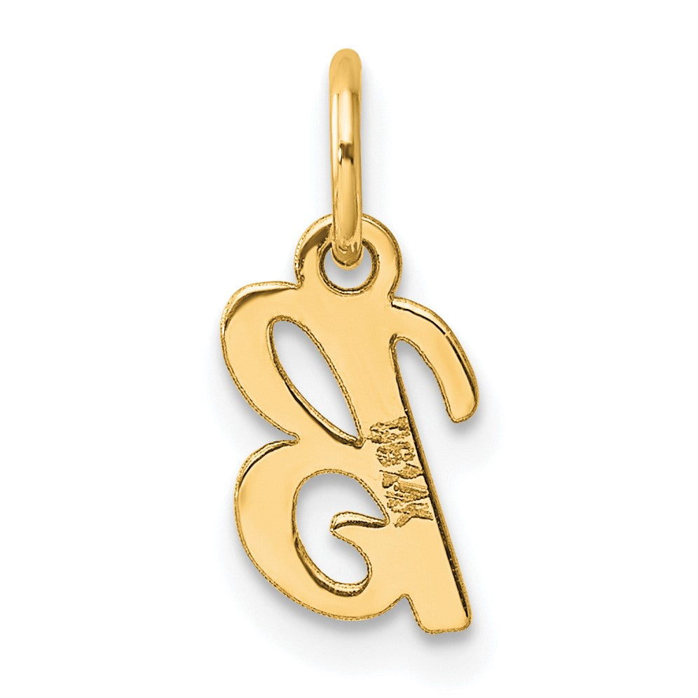 14K Small Script Letter B Initial Charm