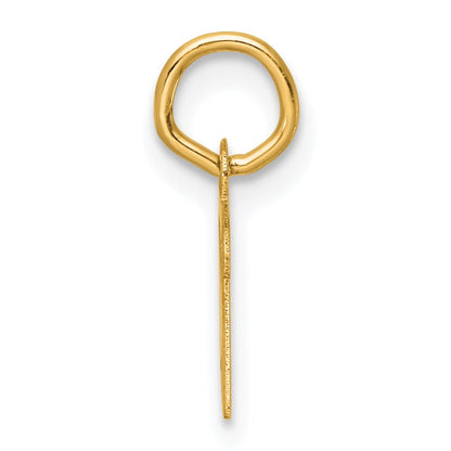 14K Small Script Letter R Initial Charm