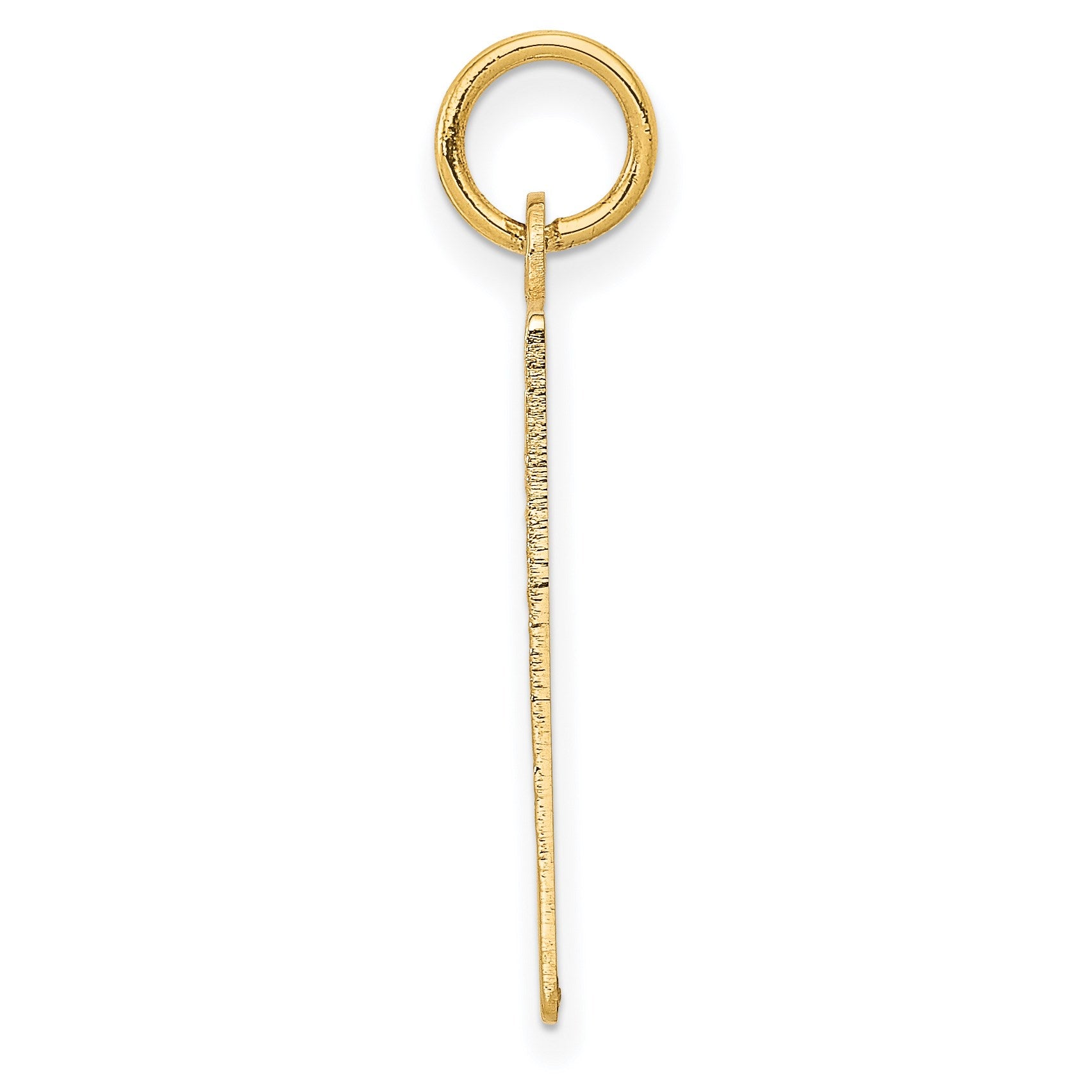 14k Monday the First Day Engravable Calendar Pendant