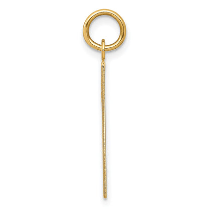 14k Thursday the First Day Engravable Calendar Pendant