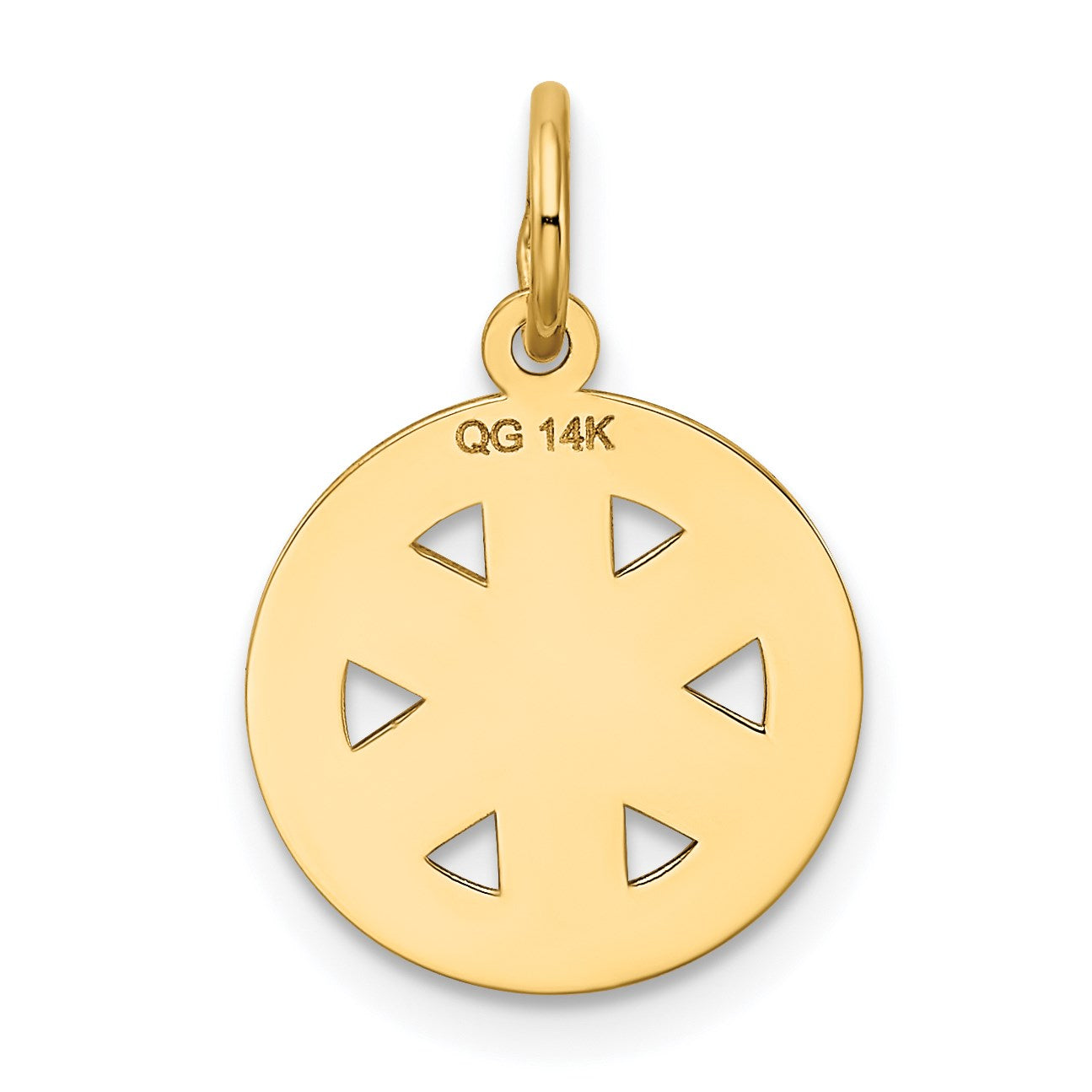 14k Small EMERGENCY MEDICAL TECHNICIAN Disc Charm