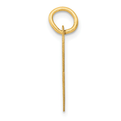14K Medium Fancy Script Letter C Initial Charm