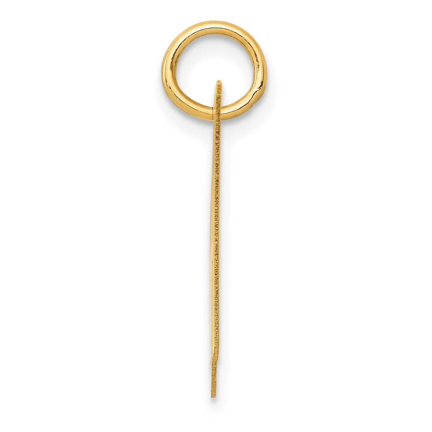 14K Medium Fancy Script Letter H Initial Charm