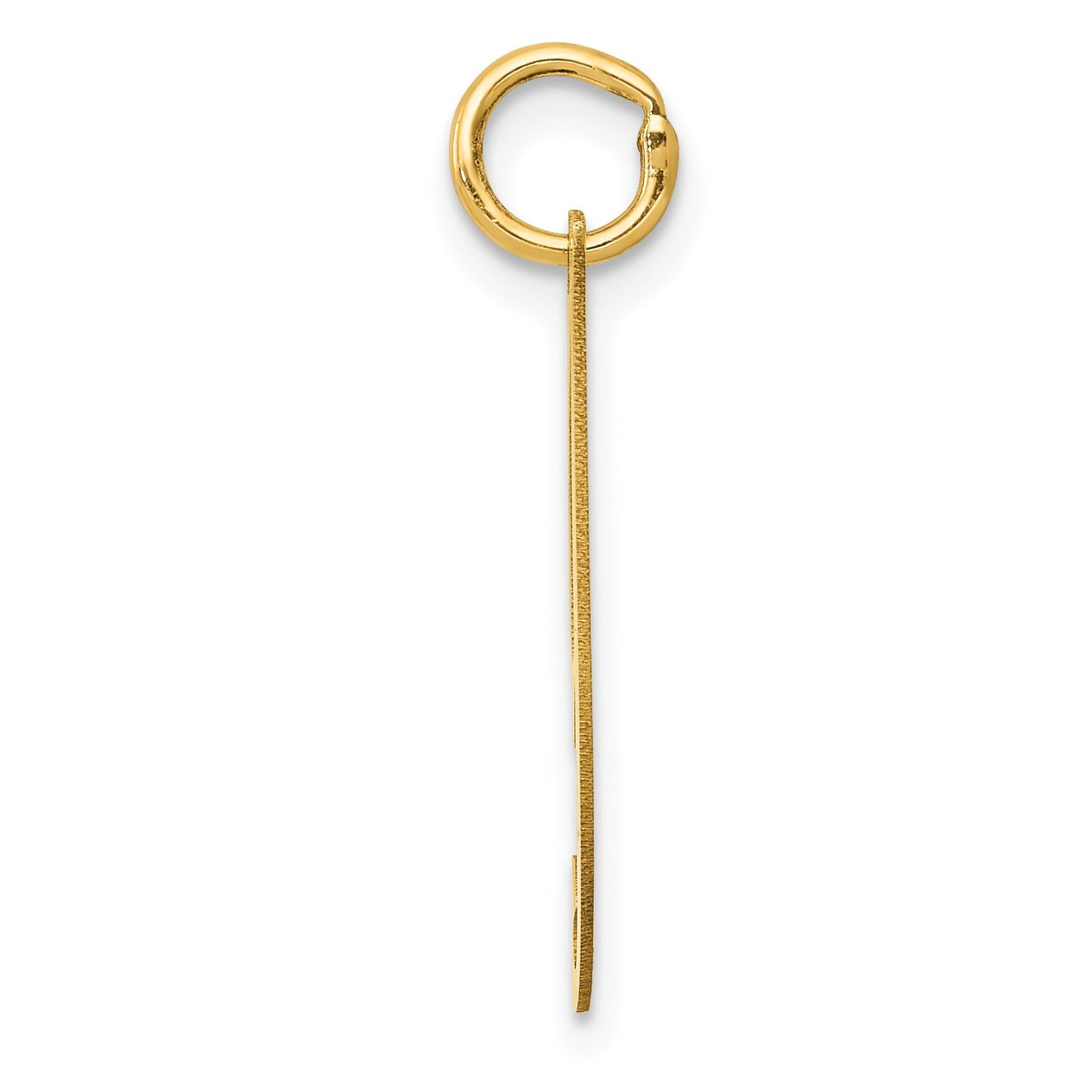 14K Medium Fancy Script Letter I Initial Charm