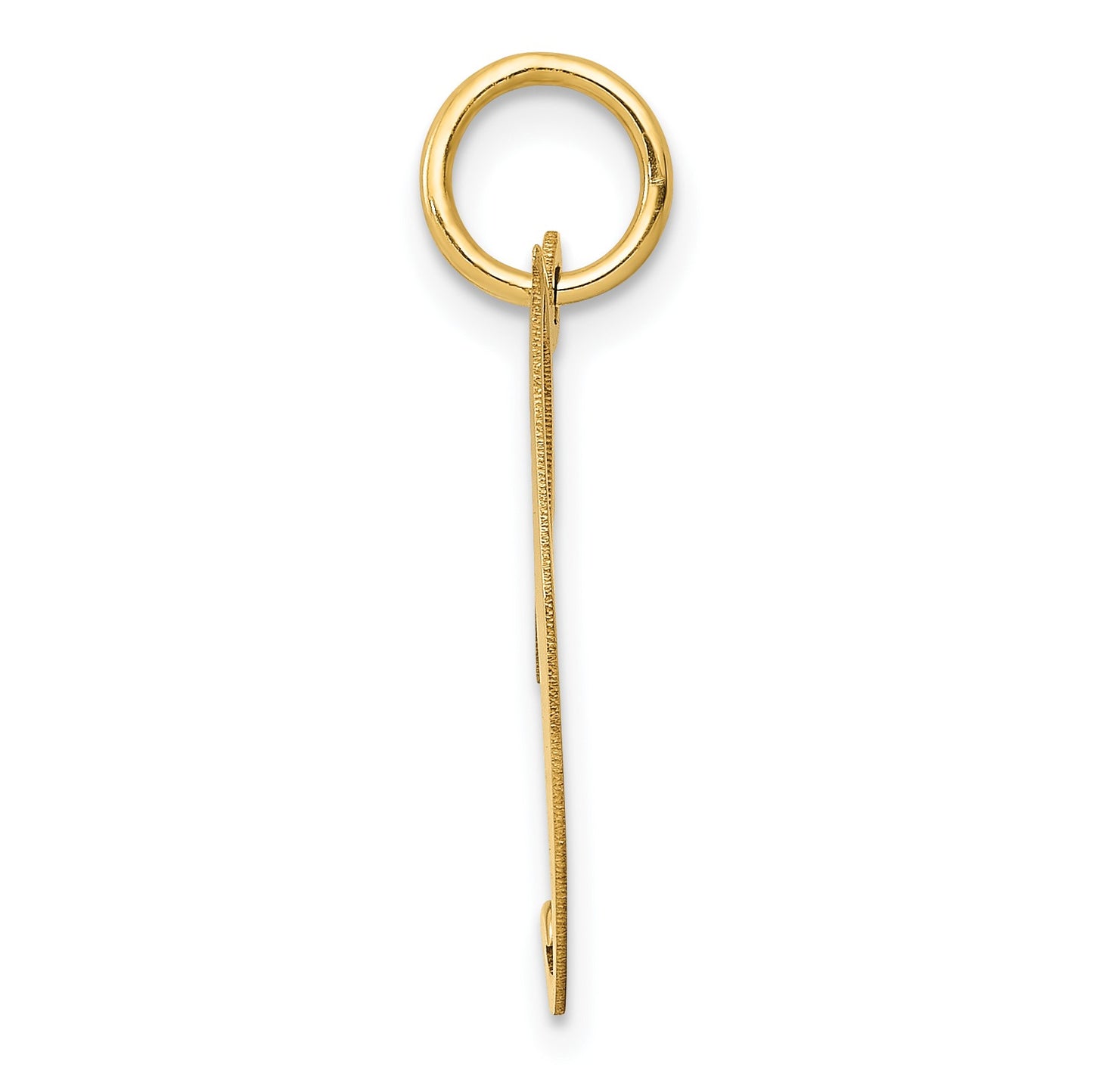 14K Medium Fancy Script Letter J Initial Charm