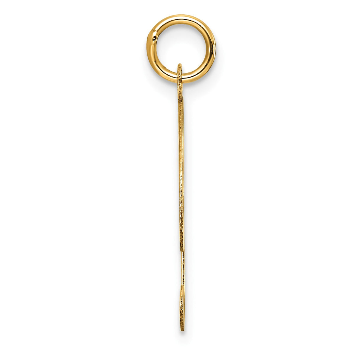 14k Large Fancy Script Letter P Initial Charm