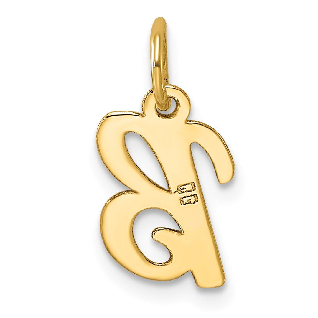 14k Small Script Letter B Initial Charm