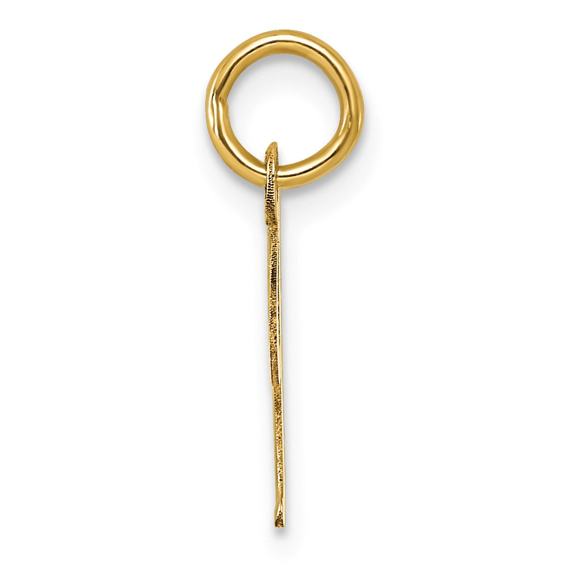 14k Small Script Letter I Initial Charm