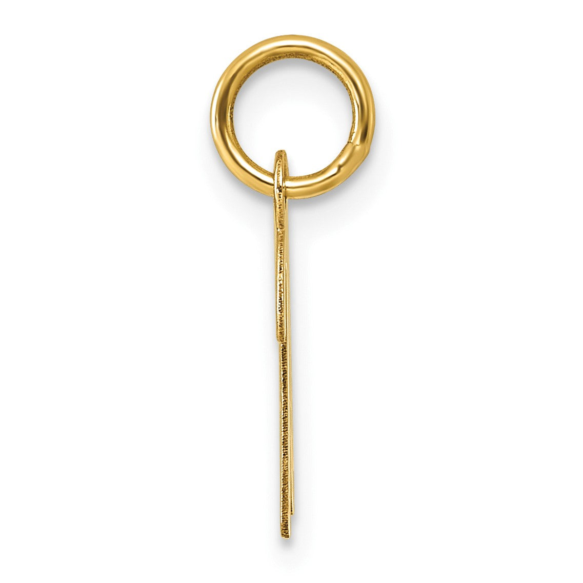 14k Small Script Letter K Initial Charm
