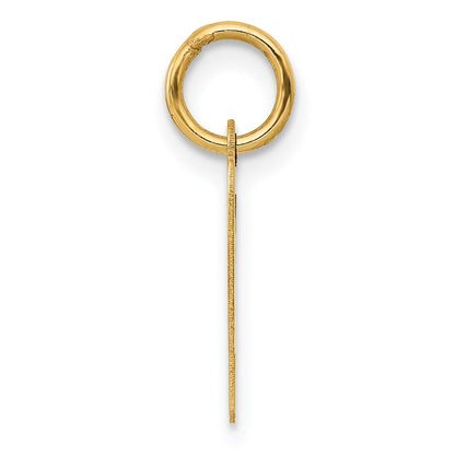 14k Small Script Letter P Initial Charm