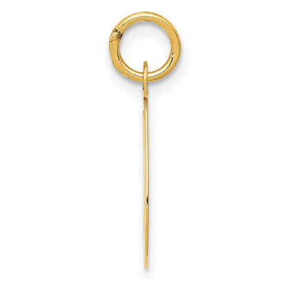 14k Medium Script Letter G Initial Charm