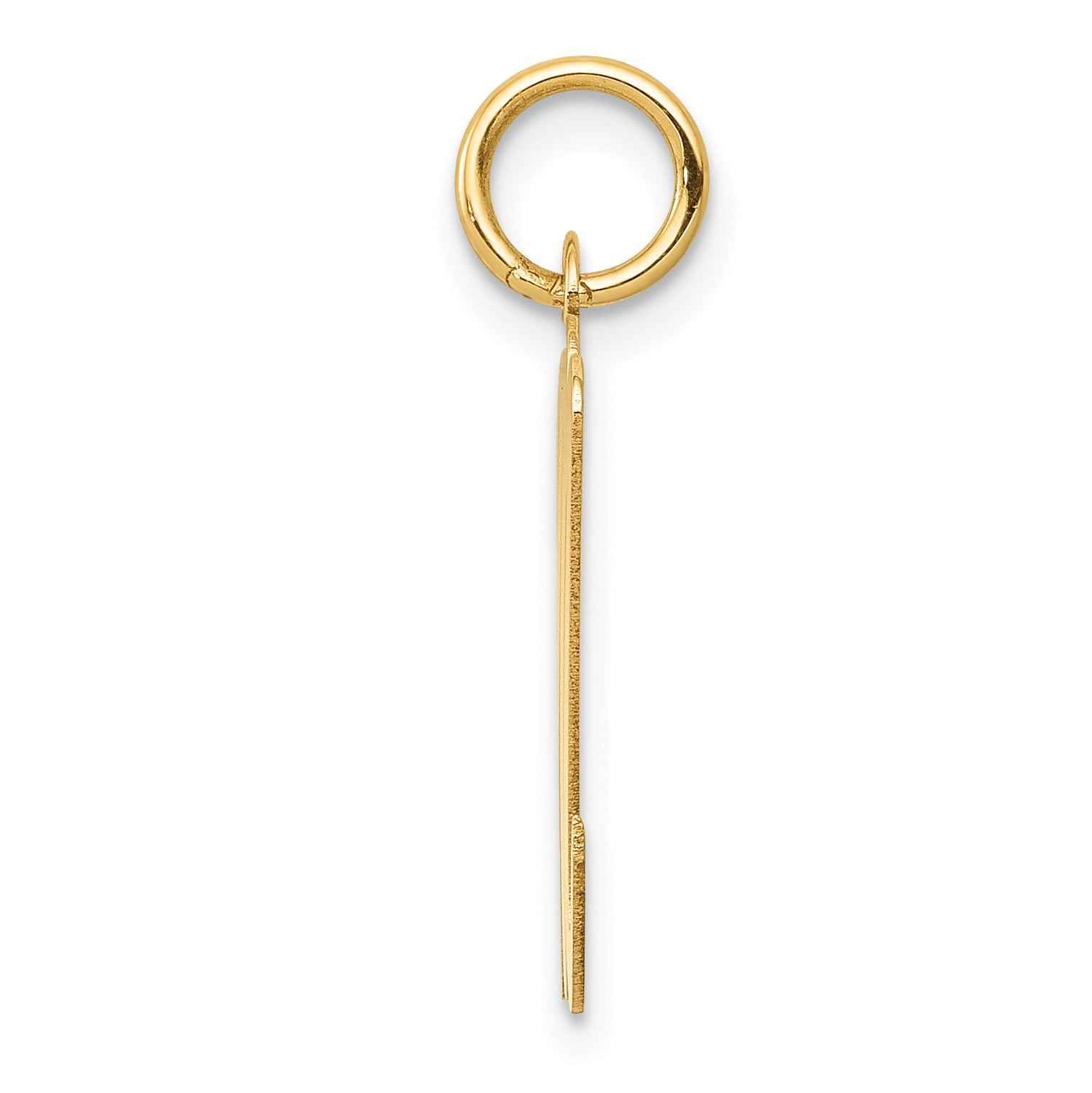 14k Large Script Letter M Initial Charm