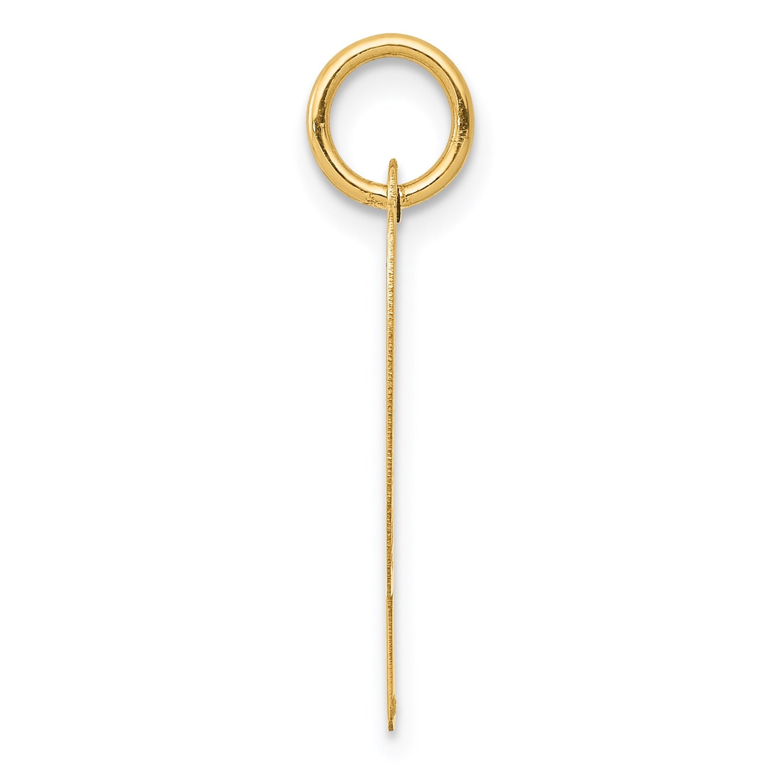 14k Large Script Letter P Initial Charm