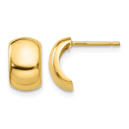 14k Polished Fancy Post Earrings