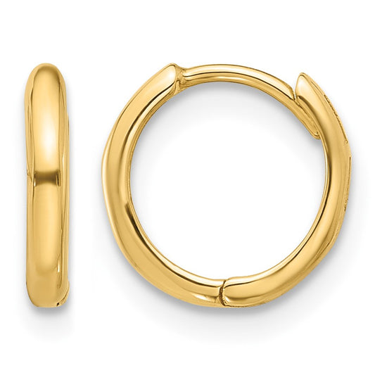 14K Hinged Hoop Earrings