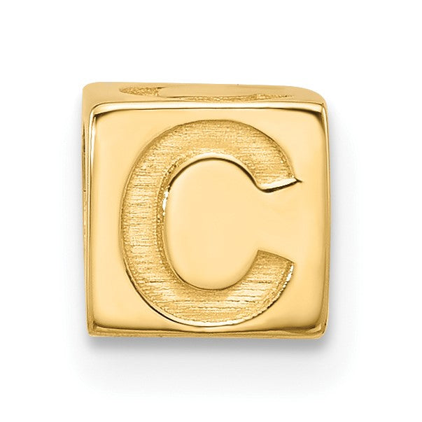 14ky Alphabet Bead Letter C