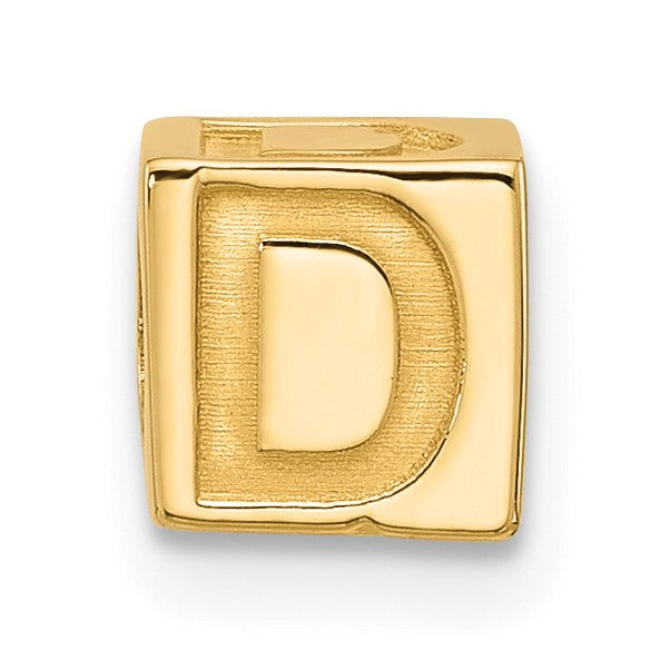 14ky Alphabet Bead Letter D