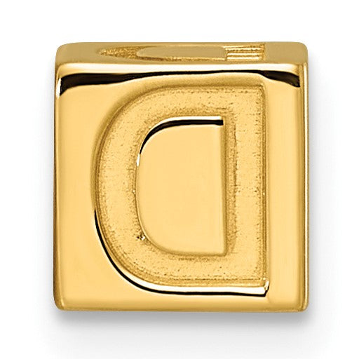 14ky Alphabet Bead Letter D