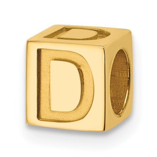 14ky Alphabet Bead Letter D