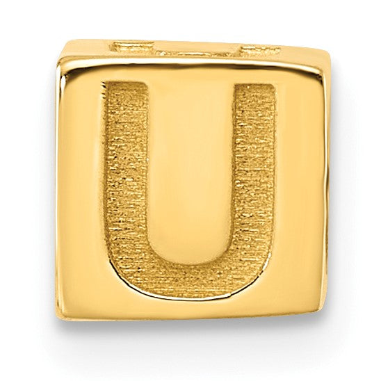 14ky Alphabet Bead Letter U