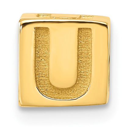 14ky Alphabet Bead Letter U