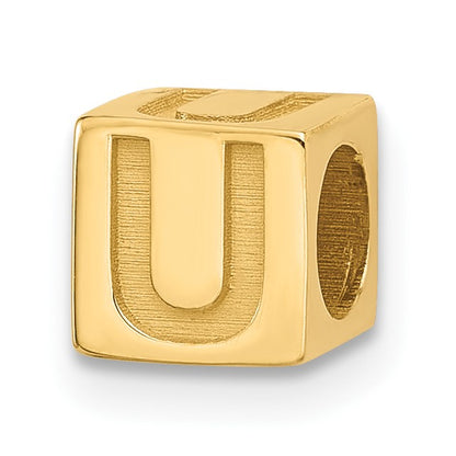 14ky Alphabet Bead Letter U