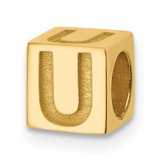 14ky Alphabet Bead Letter U