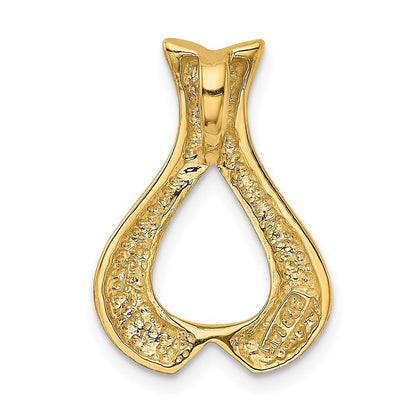 14k Yellow Gold Slide Pendant