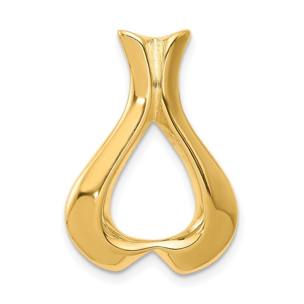 14k Yellow Gold Slide Pendant