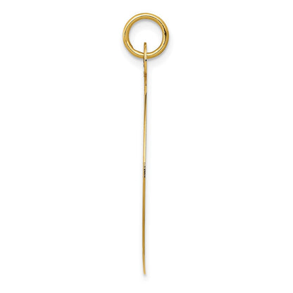 14k Yellow Gold HAPPY ANNIVERSARY Charm Pendant