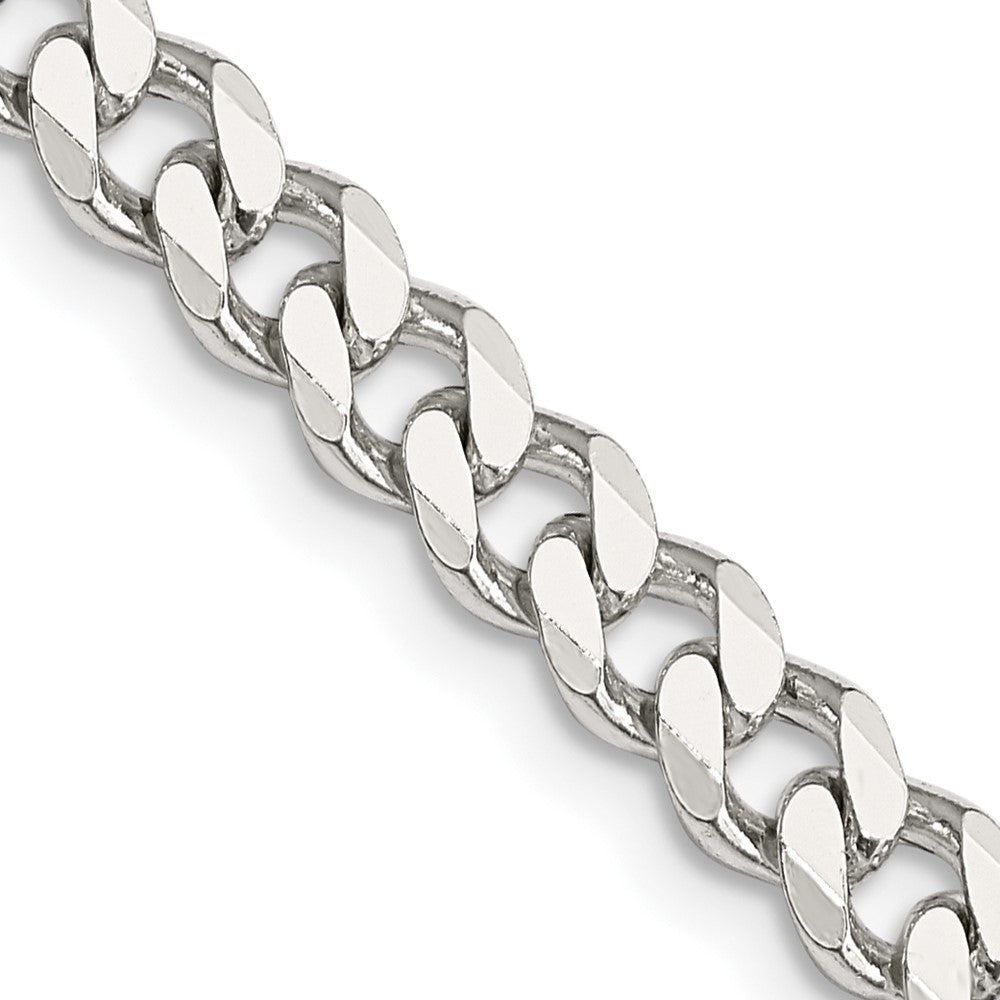 Sterling Silver 5.7mm Curb Chain Necklace 24"